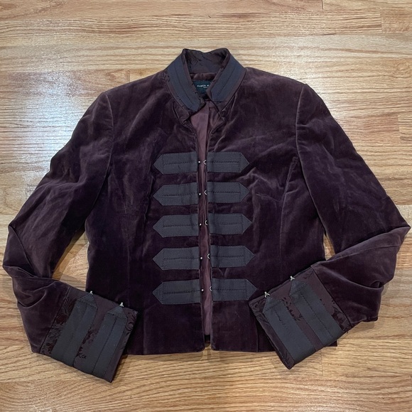 Karen Millen Deep Purple Velvet Jacket - Picture 1 of 9